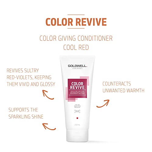Goldwell Dualsenses Color Revive Color Conditioner Cool Red 200ml - Image 2