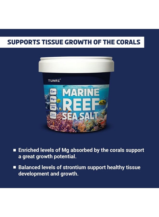 ملح حوض السمك من الشعاب المرجانية البحرية لأحواض الأسماك البحرية (جزيئات، 1 كجم) - Image 3