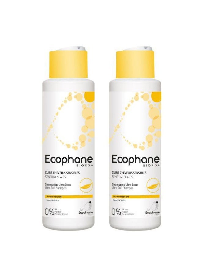 Ecophane Duo Ultra Soft Shampoo 2x500ml - Image 1