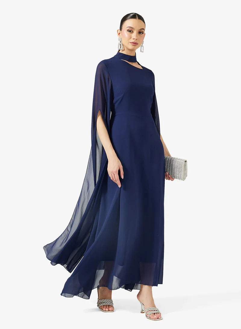 Dress With Exaggerated Sleeves