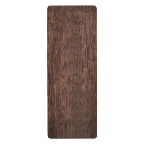 YETTASBIN Brown Solid Wood Yoga Mat for Women Men Non Slip Exercise Mat Portable Travel Workout Mat with Storage Bag for Home Yoga Pilates Fitness 71x 26 Inch - Image 3