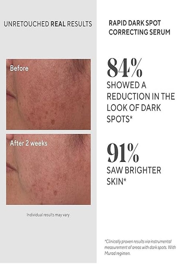 Murad Rapid Dark Spot Correcting Serum - Advanced Anti-Aging Formula with Patented Resorcinol Technology, Tranexamic and Glycolic Acids for Hyperpigmentation, Dark Spots and Dull Skin - 1 Fl Oz - Image 4