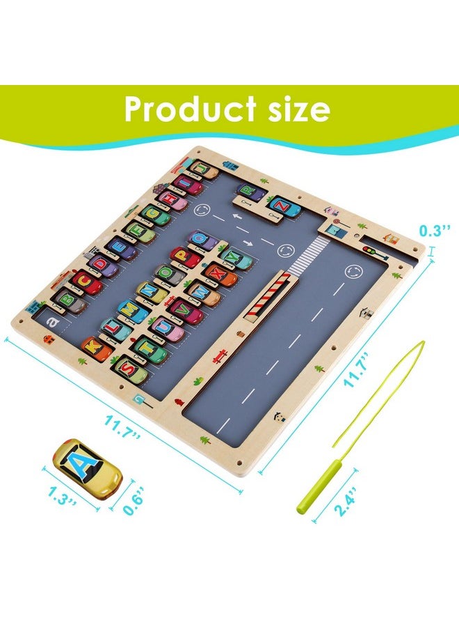لغز الحروف الأبجدية المغناطيسية المتاهة للتعلم الممتع، لعبة تعليمية من مونتيسوري للأولاد والبنات من سن 3 إلى 4 سنوات، تنمية المهارات الحركية الدقيقة واللعب الحسي - pzsku/Z74CE8D45589C74D2A702Z/45/_/1732786627/640caf15-b382-49b8-ab61-43e6f8799be9
