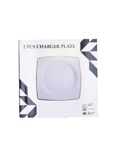 La Mesa 2 PCS  SQUARE UNDER A PLATE SET MALAKIT  - Image 2