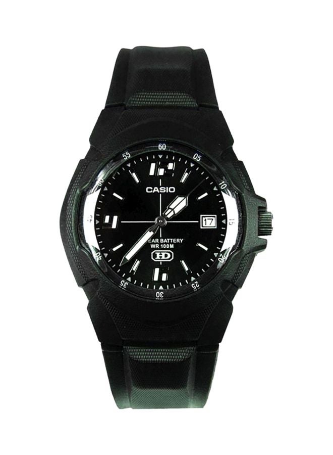 CASIO Men Resin Analog Quartz Watch MW-600F-1AVDF - 42 mm - Black - Image 1
