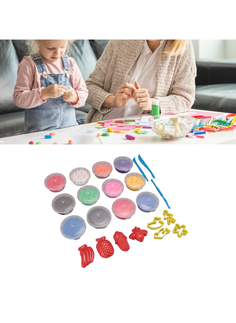 Velaurs 12 Color Clay Kit Inspires Creativity Interactive DIY Modeling Clay Kit  - Image 4