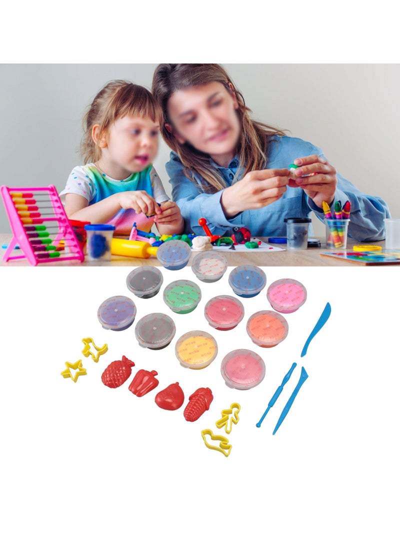 Velaurs 12 Color Clay Kit Inspires Creativity Interactive DIY Modeling Clay Kit  - Image 5