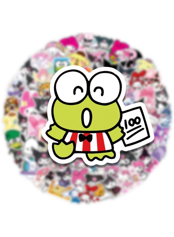 Sanrio 100Pcs Waterproof Vinyl Stickers, HD Color Print, Suitable for Laptop Skateboard Water Bottle Phone Guitar, All Age Use - Image 5