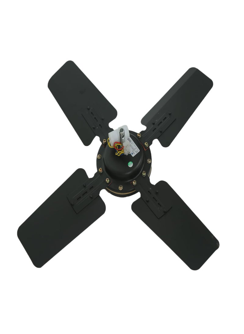 ESKON ESKON POLO DLX 600 mm 24 Inch High Speed 4 Blade AntiDust Ceiling Fan Suitable for KitchenVerandaBalconySmall Room Pack of 1Smoke Brown Smoke Brown  - Image 4