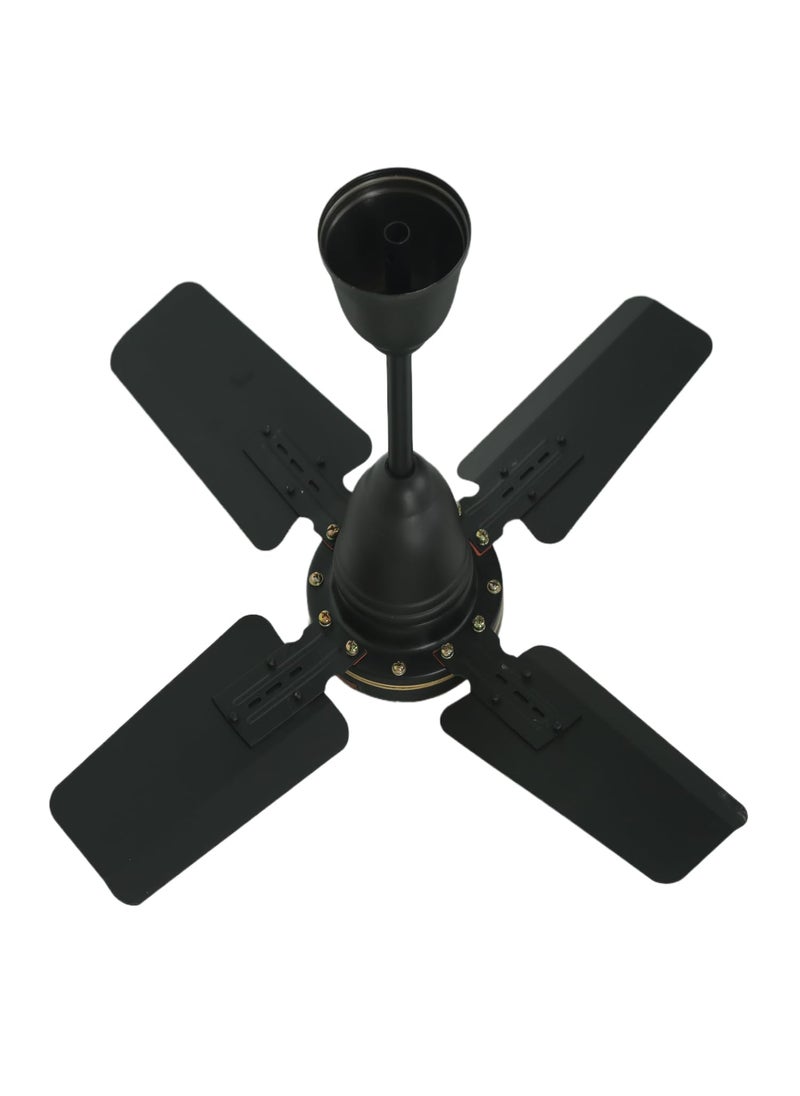 ESKON ESKON POLO DLX 600 mm 24 Inch High Speed 4 Blade AntiDust Ceiling Fan Suitable for KitchenVerandaBalconySmall Room Pack of 1Smoke Brown Smoke Brown  - Image 3
