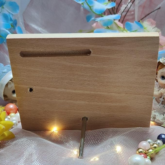 Giftairs إطار خشبي مخصص ليوم المعلم من جيفتيرز هابي، هدية مخصصة ليوم المعلم، إطار صورة خشبي محفور، لوحة خشبية للمعلمين 8X6 بوصة - Image 4