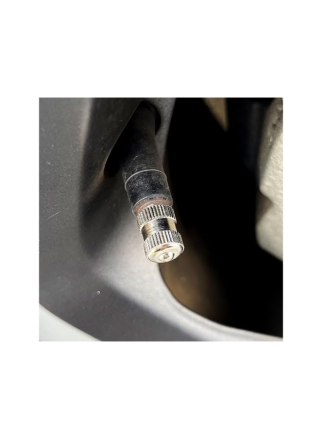 S-TOP 12 Pack Tire Valve Stem Caps, Premium Metal Brass Valve Stem Caps with Rubber Gasket, Universal Tire Valve Dust Proof Covers for Cars, Trucks, Bikes and Motorcycles (VC05) - Image 4