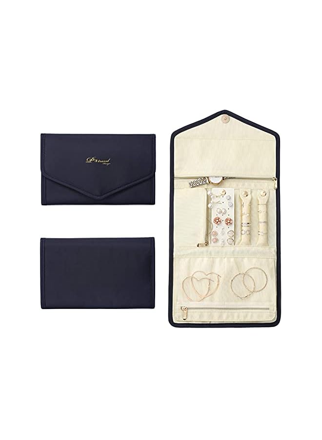 KASTWAVE Jewelry Organizer, KASTWAVE 23 * 45cm Travel Jewellery Storage Bag for Multiple Necklaces, Rings, Bracelets, Watch, Earings, Portable & Practical, Large Capacity, Lightweight - Image 2