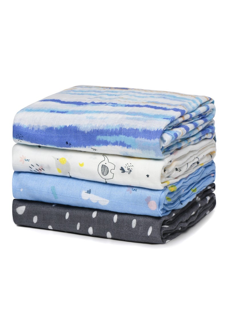 Momcozy Muslin Swaddle Blankets, Soft Silky Swaddle Blanket, Breathable And Skin-Friendly Baby Blankets For Boys & Girls  - Image 1
