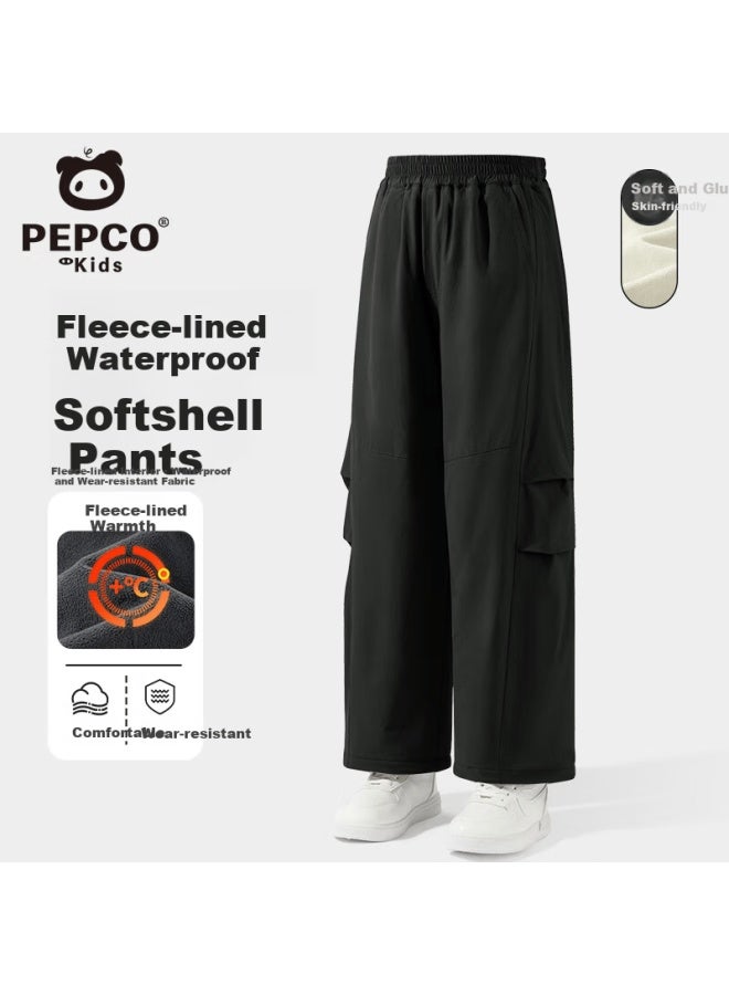 Little Pig Banner Kids Winter Pants New Boys Waterproof Warm Sports Pants Winter Girls Outdoor Waterproof Work Pants