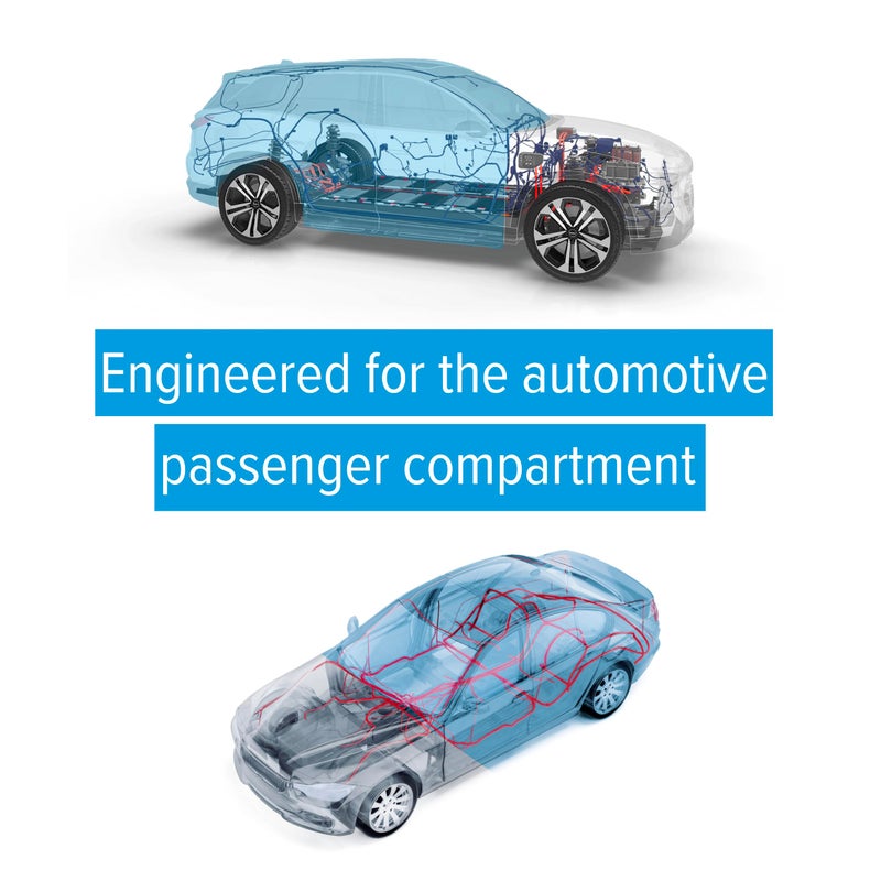 tesa 51608 Noise Damping PET Fleece Automotive Wire Harness Tape, Black, 19mm x 15m, 5 Rolls - Image 5