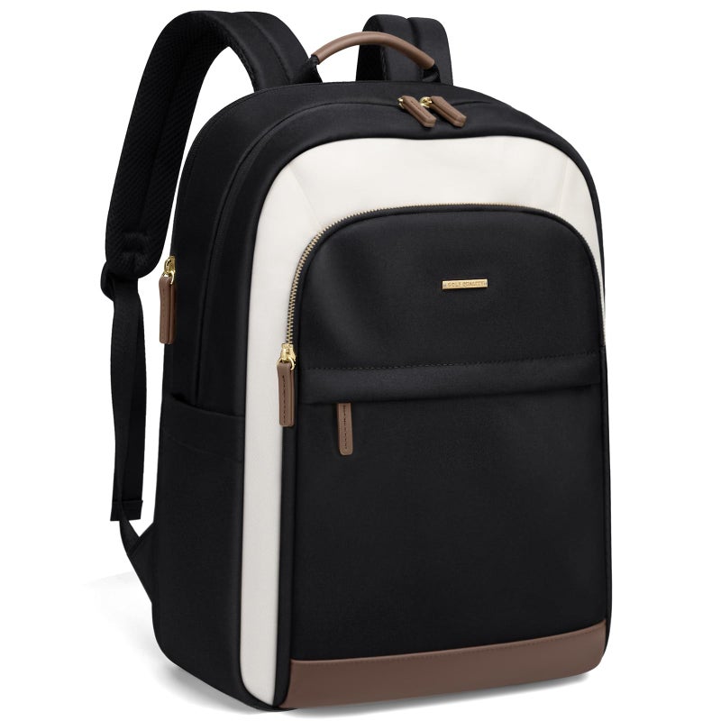 GOLF QUALITY Laptop Backpack for Women Travel Carry On Bag Weekender Business Multilayer Personal Item Backpack,16 Inch,WBlack - Image 1
