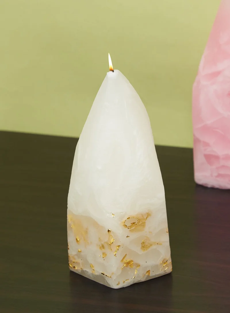 Typo Shaped Crystal Candle