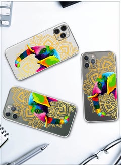 MOBILIUS for iPhone 11 Pro Max Case, Shockproof Protective Phone Case Cover for iPhone 11 Pro Max, with Jaipur's elephant white Pattern  - Image 4