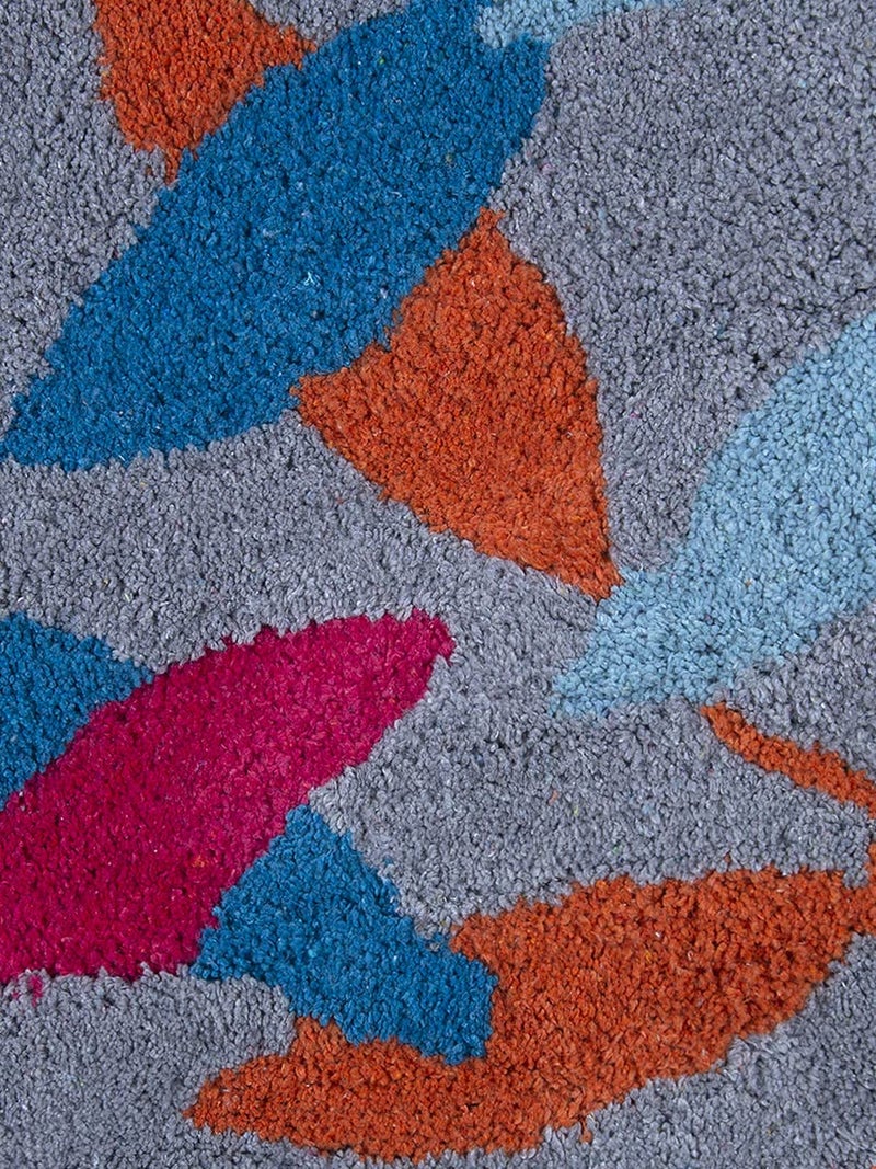AAZEEM Bath Mat for Bathroom Entrance Soft Door Mat/Home Hotel Balcony Floor Carpet, Doormat for Home, Doormat, Floor Mats for Home, Kitchen, Office Cotton Abstract Anti-Slip Doormat 40 x 60 cm(Grey) - Image 3