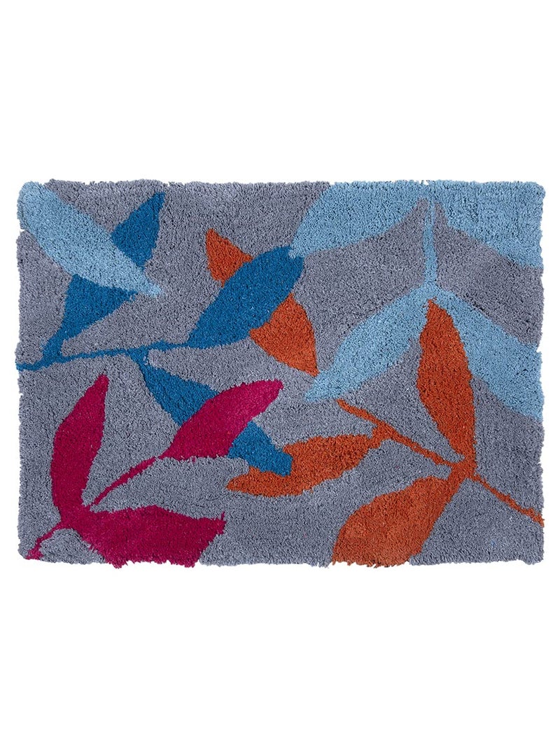 AAZEEM Bath Mat for Bathroom Entrance Soft Door Mat/Home Hotel Balcony Floor Carpet, Doormat for Home, Doormat, Floor Mats for Home, Kitchen, Office Cotton Abstract Anti-Slip Doormat 40 x 60 cm(Grey) - Image 2