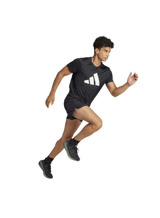 Adidas Adidas Run It Short Black Shorts (1/4) Shorts For Men - Image 4