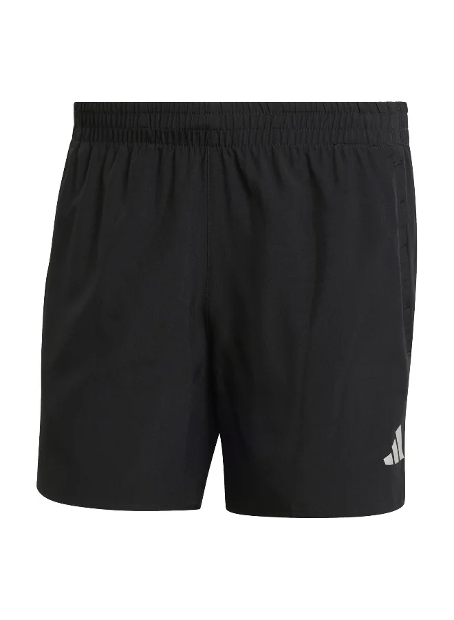 Adidas Adidas Run It Short Black Running Shorts For Men XS 7"