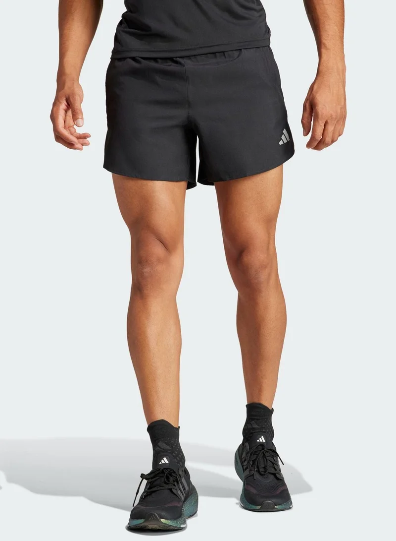 Adidas Run It Short Black Shorts (1/4) Shorts For Men