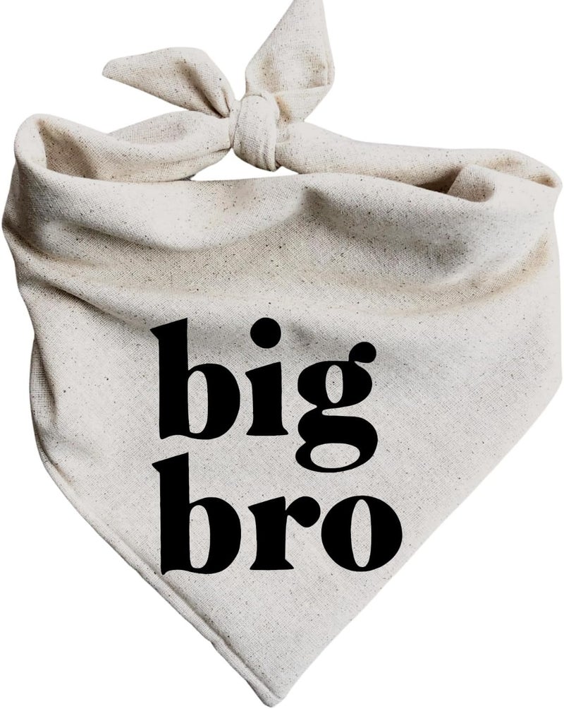 Big Bro Dog Bandana Pregnancy Announcement Baby Announcement to Grandparents XLarge - Image 1