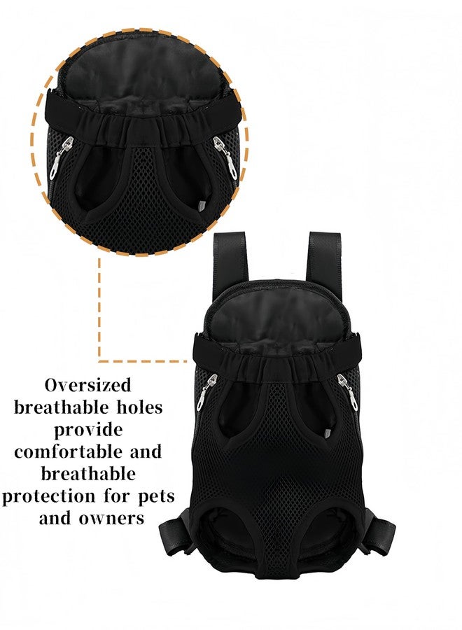 uvbws Dog Backpack Carrier/Cat Carrier,Adjustable, Hands-Free, Suitable for Hiking, Traveling, Camping, and Daily Walks,15.4-20.9 lbs (X-Large,Black) - Image 2