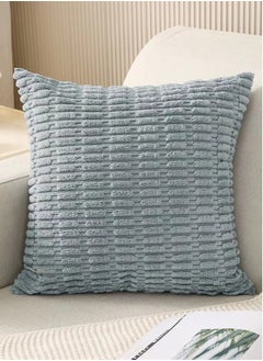 Kutis 4-Piece Decorative Cushion Cover Pillow Cases Corduroy Multicolor 45x45 Centimeter  - Image 3