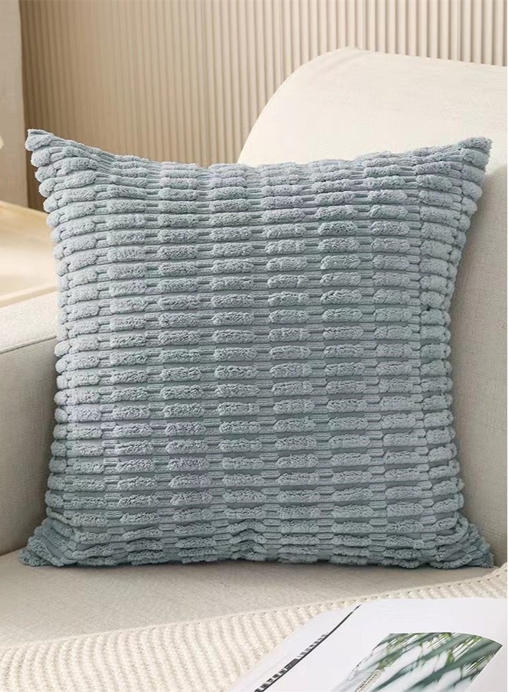 Kutis 4-Piece Decorative Cushion Cover Pillow Cases Corduroy Multicolor 45x45 Centimeter  - Image 3