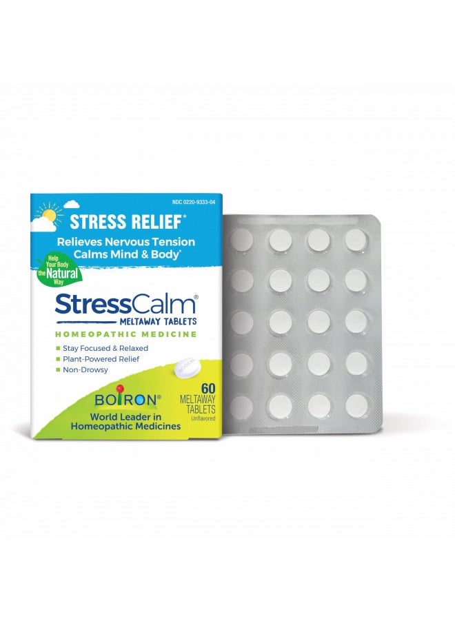 Boiron Stress Calm for Relief of Stress, Nervousness, Irritability, and Fatigue - 60 Count  - Image 1