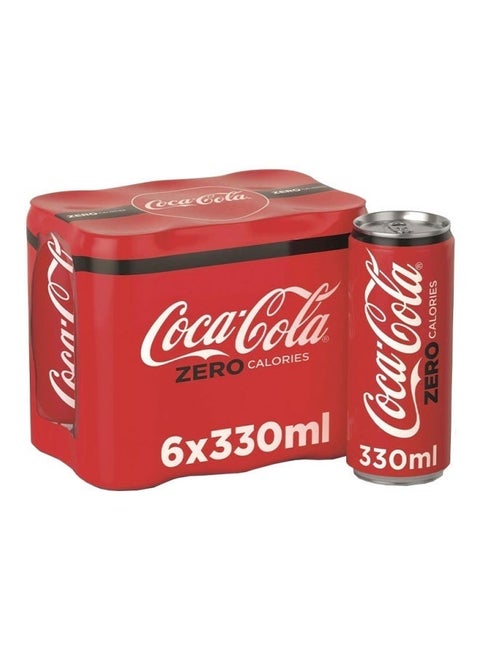 Zero Soft Drink Can, Pack Of 6, 330ml