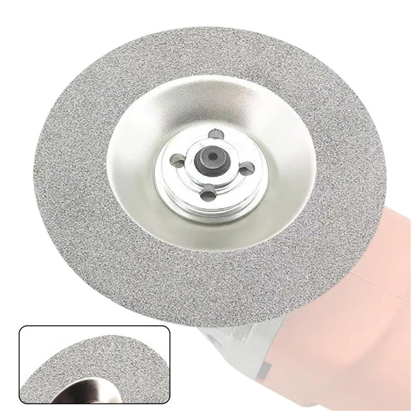Electroplated Diamond Grinding Wheel 125mm 2 Pcs For Metal Ceramic Glass Cutting Polishing - Image 4
