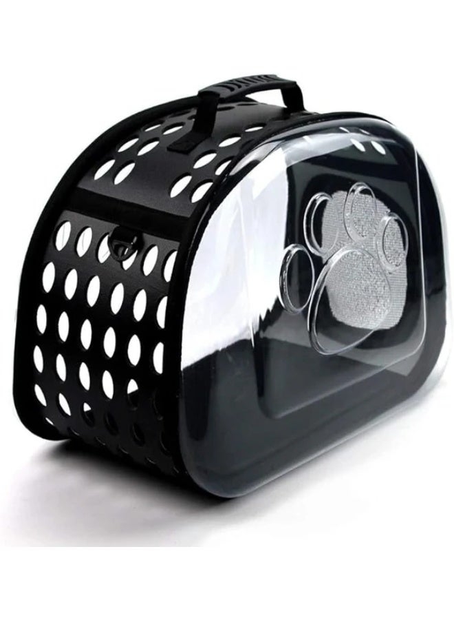 RIANZ pet carrier for small cat and dog black - Image 1