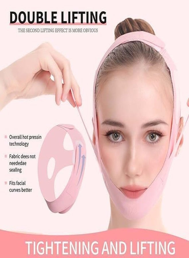 TONULAX Double Chin Reducer, Face Lifting Mask, Double Chin Lift Mask, Face Fat Reducer, V Shape Face Lift Chin Up Mask, face shaper, V Face Sculptor, Chin Strap, Skin Tightening Belt Face Mask, Face Fat Reducer For Women, Face Lifter, Facial Slimming Bandage for Chin & Cheek - Image 5
