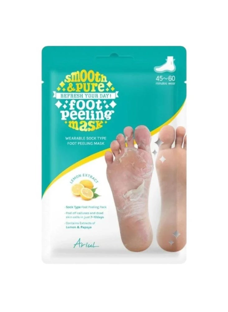 Ariul Smooth & Pure Lemon & Papaya Foot Peeling Mask – 34g - Image 1