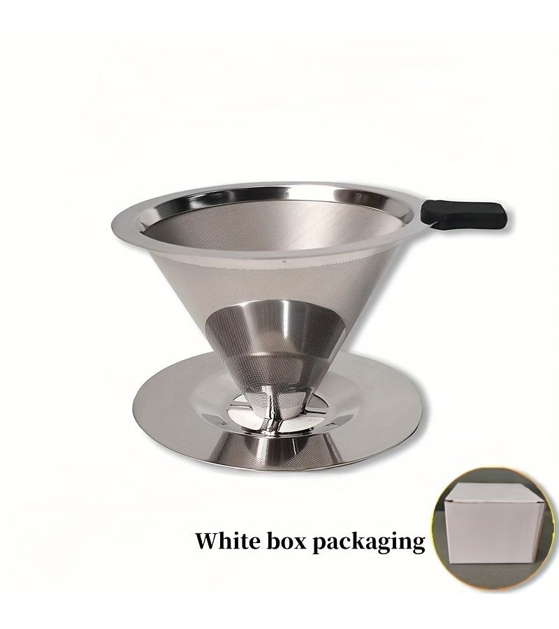 Stainless Steel Inverted Coffee Dripper with Fine Mesh Filter for Single Cup - Image 5