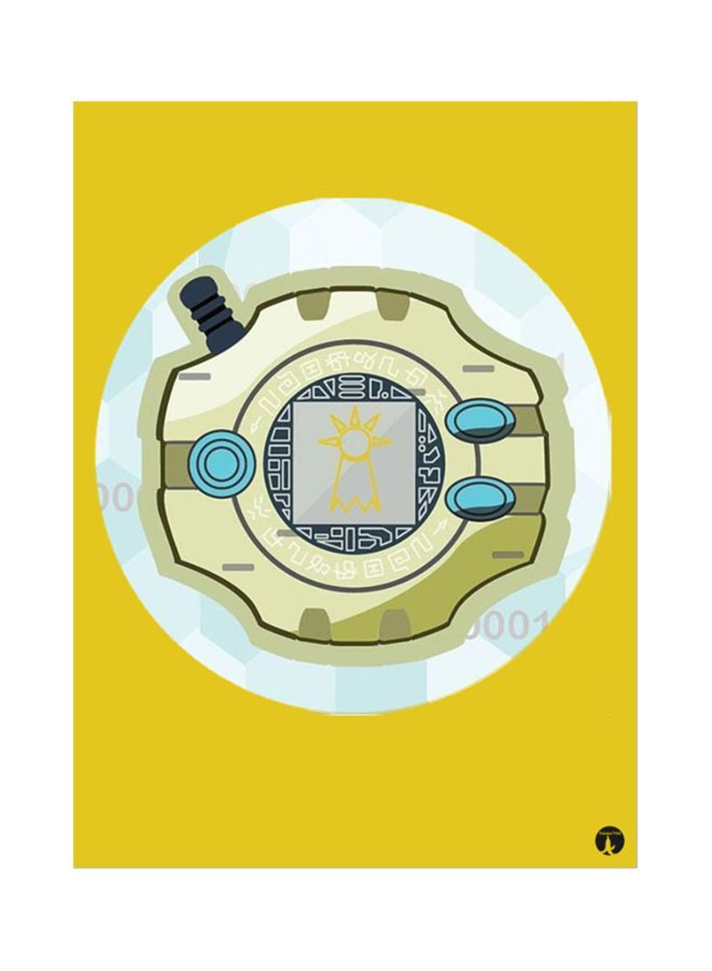 RKN The Anime Digimon Mouse Pad Yeelow