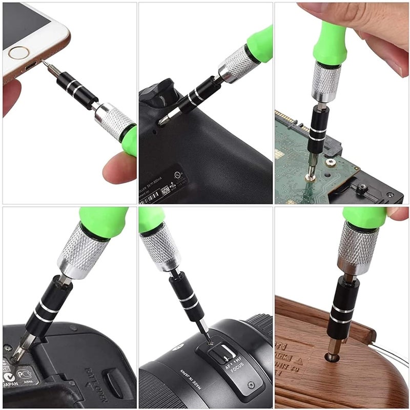 Sulfar 32 in 1 Interchangeble Multipurpose Mini Screwdriver Set Magnetic Slot Wrench Bits Repair Tools Kit Set Combination Screwdriver Set for Home ApplianceLaptopMobileComputer - Image 5