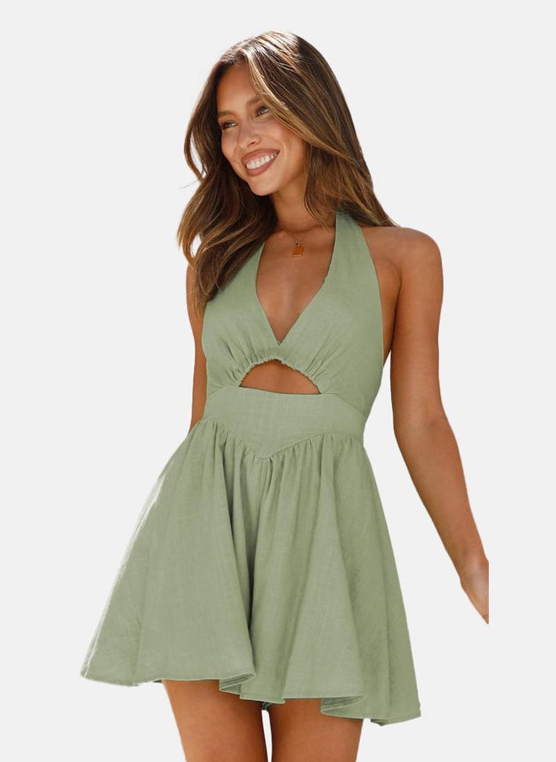 YUNIQEE Halter Cutout Mini Dress  - Image 3