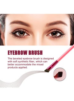 EELHOE Eyebrown Cream Eyebrow Brush,Multi Functional Eyebrow Cream Eyebrow Brush Set,Waterproof Sweat Resistant,Natural Persistence,Reaching The Contour Effect Of Oblique Wild Eyebrow Eye Shadow,Suitable For Use In Makeup(#Light Brown)  - Image 5