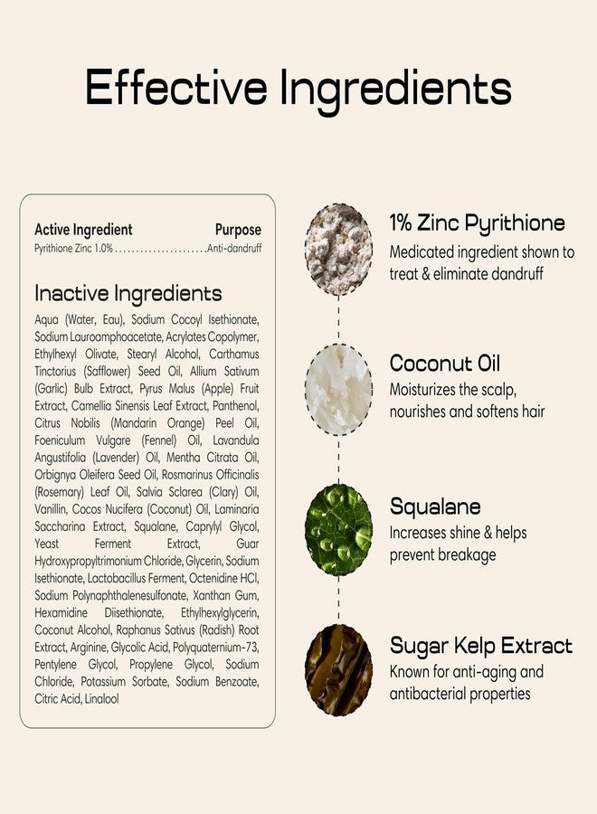 Jupiter, Dermatologist-Formulated Anti-Dandruff Shampoo, Conditioner, & Scalp Scrubber, for Women & Men, for Flaky, Itchy, Oily, & Dry Scalp, Vegan, Sulfate-Free, Color-Safe, & Paraben-Free, with Zinc - Image 4