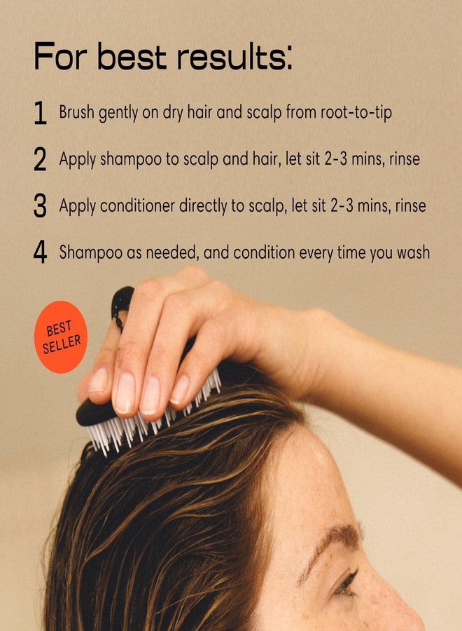 Jupiter, Dermatologist-Formulated Anti-Dandruff Shampoo, Conditioner, & Scalp Scrubber, for Women & Men, for Flaky, Itchy, Oily, & Dry Scalp, Vegan, Sulfate-Free, Color-Safe, & Paraben-Free, with Zinc - Image 5