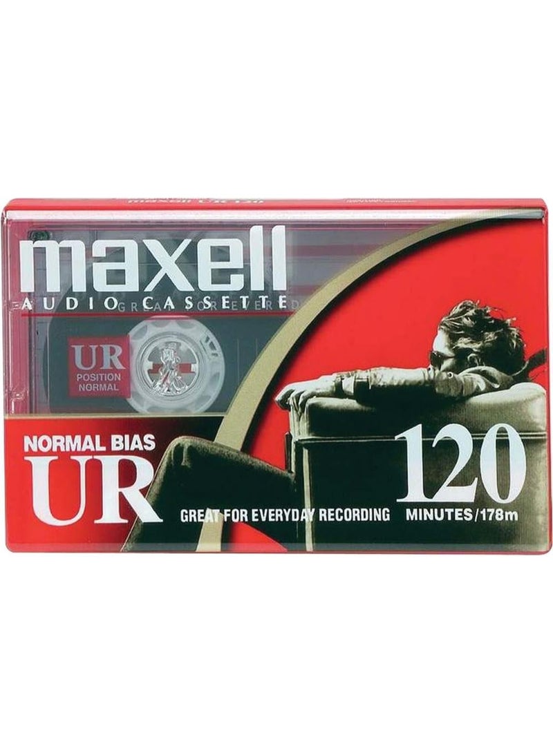 Maxell MAXELL UR120 Blank Audio Cassette Tape (2 Pack)
