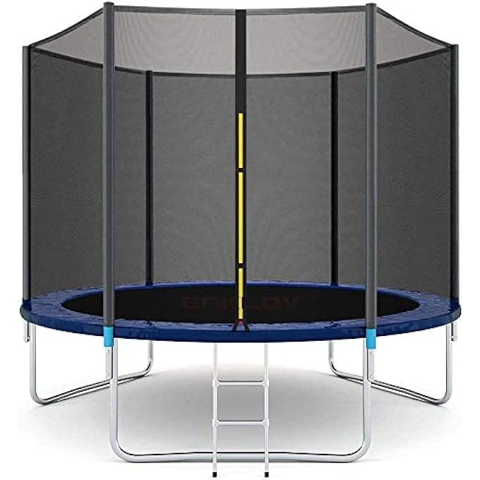 rayihni Rainbow Toys Trampoline Kids Outdoor Trampolines Jump Bed With Safety Enclosure Exercise Fitness Equipment  Genuine Guarantee Purchase from Quality Toys 6 Feet - Image 2