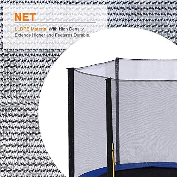 rayihni Rainbow Toys Trampoline Kids Outdoor Trampolines Jump Bed With Safety Enclosure Exercise Fitness Equipment  Genuine Guarantee Purchase from Quality Toys 6 Feet - Image 3