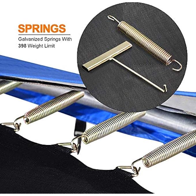 rayihni Rainbow Toys Trampoline Kids Outdoor Trampolines Jump Bed With Safety Enclosure Exercise Fitness Equipment  Genuine Guarantee Purchase from Quality Toys 6 Feet - Image 4