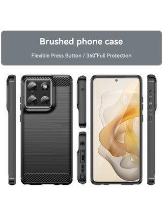 for Motorola Edge 60 Stylus/Motorola Moto G Stylus 5G (2025) Case Cover, High Quality Slim and Lightweight Brushed Comfortable TPU Soft Feel Cell Phone Protective Case for Motorola Edge 60 Stylus/Motorola Moto G Stylus 5G (2025), Black - view 2